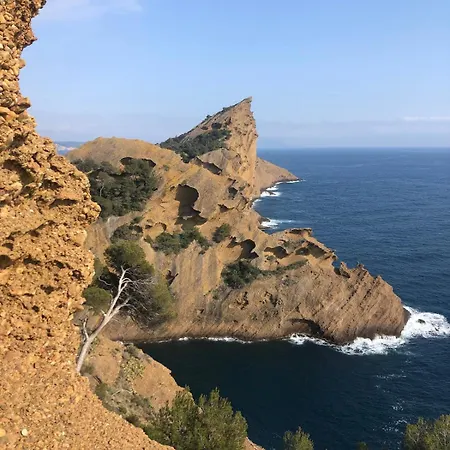 T4 With Air Conditioning Duplex Sea View And Panoramic Calanques 公寓 拉西约塔