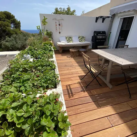 T4 With Air Conditioning Duplex Sea View And Panoramic Calanques Διαμέρισμα
